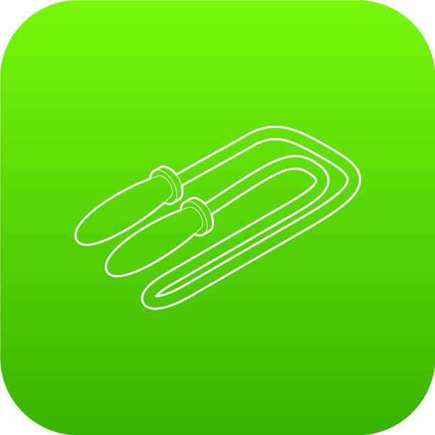 跳绳图标轮廓风格图片下载