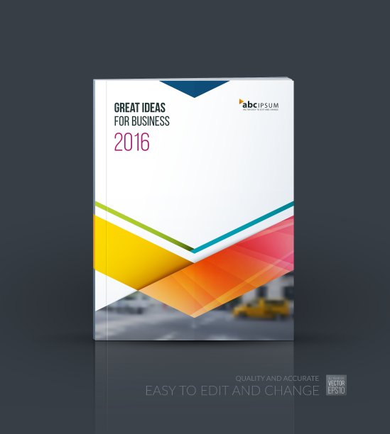 商业宣传册模板布局封面图片下载