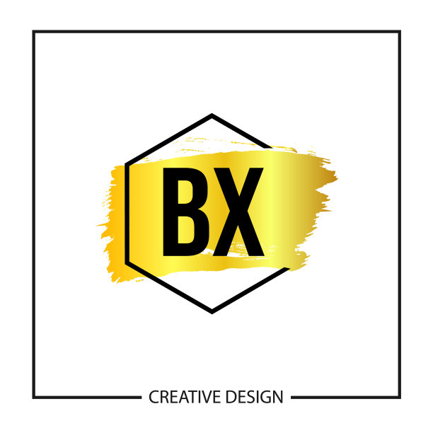 字母BX Logo模板设计图片下载