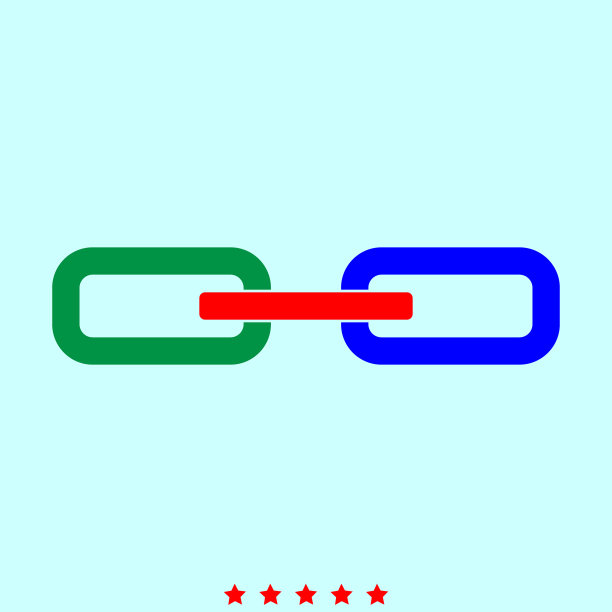 链环设置为彩色图标图片下载