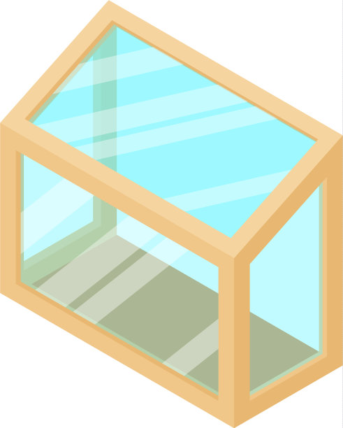 阳台窗框图标等距3d样式图片下载