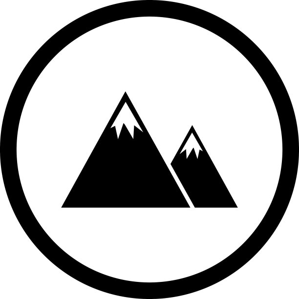 山峰图标图片下载