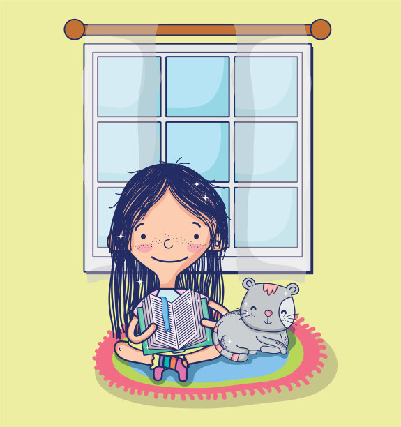 有书的女孩漫画图片下载