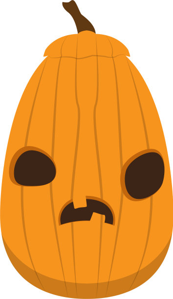 孤独迷茫的万圣节南瓜图片下载