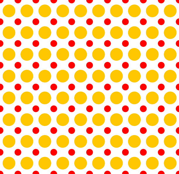红黄点圆点背景图片下载