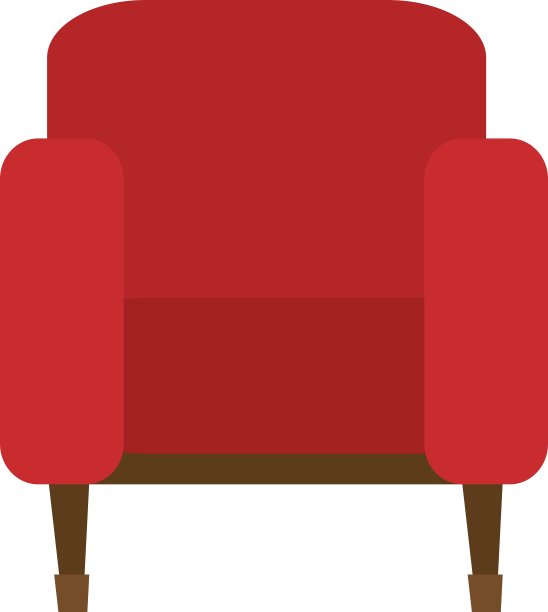 电视椅孤立图标图片下载