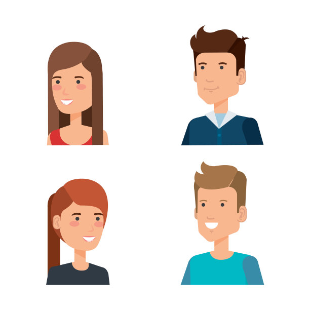 一组人、头像、角色图片下载