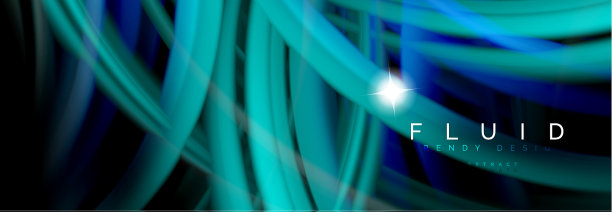 流动发光的颜色运动概念流行图片下载