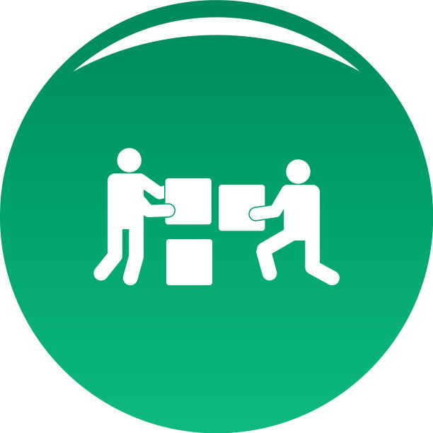 创建绿色团队图标图片下载