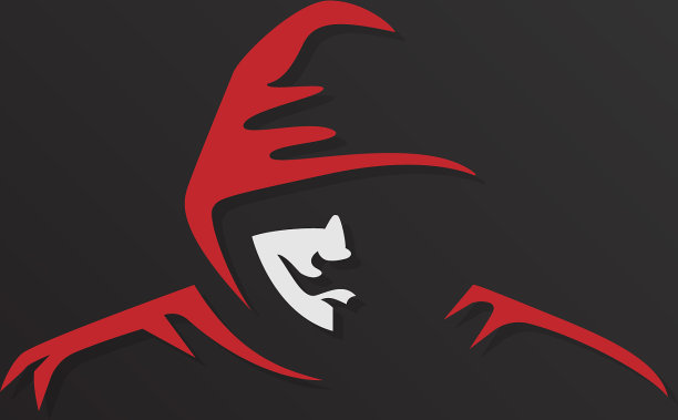 神秘的电脑黑客图标图片下载