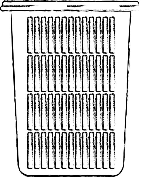 高大的洗衣房的单色模糊轮廓图片下载