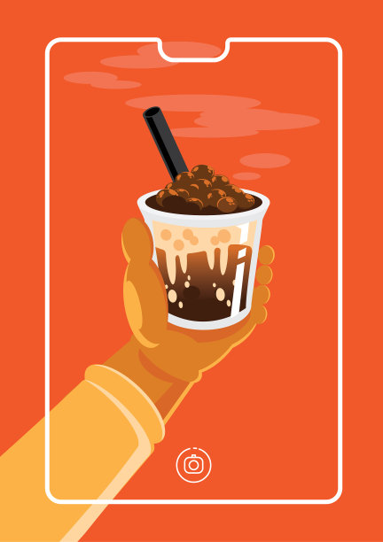 网上营销用巧克力牛奶配照片图片下载