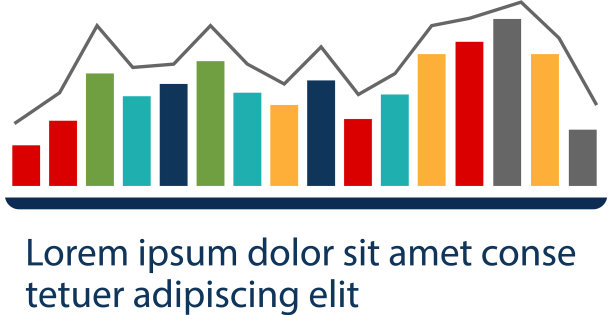 信息图抽象条形图设计图像图片下载