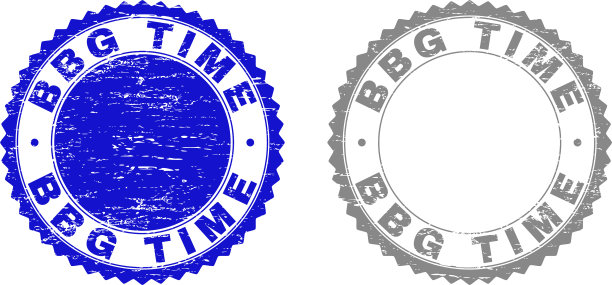 纹理BBG时间擦伤印章印章图片下载