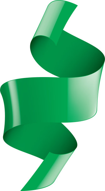 白色背景上的绿色贴纸图片下载