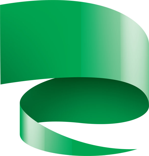 白色背景上的绿色贴纸图片下载