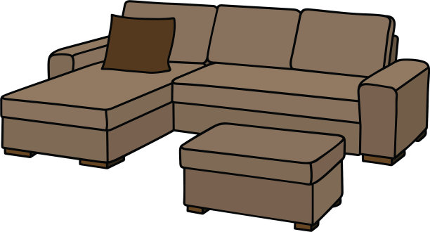 大米色沙发上图片下载