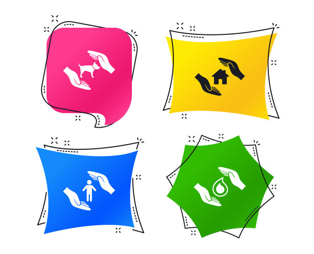 手握保险图标，人身保险标志图片下载