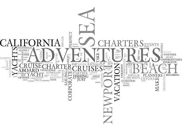 海上游艇探险文字云概念图片下载