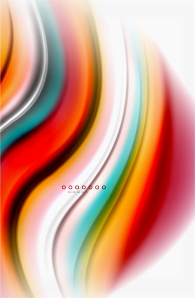 彩虹色波模糊抽象图片下载