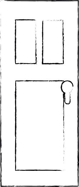 门孤立的形象图片下载