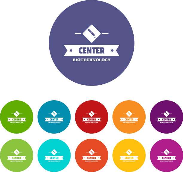 生物中心图标设置颜色图片下载