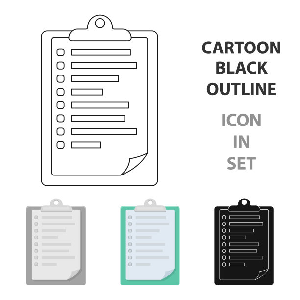 卡通风格的兽医宠物健康卡图标图片下载