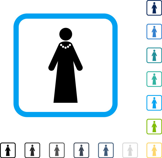 新娘框架图标图片下载