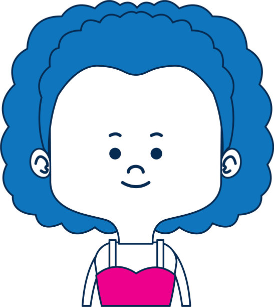 年轻女子肖像发型淑女美图片下载