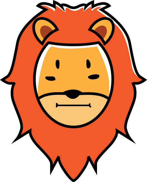 平直的动物面部表情图片下载