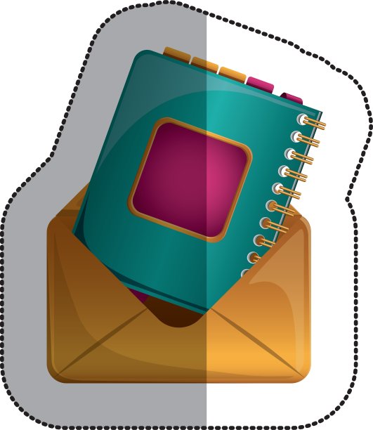 孤立的信封设计图片下载