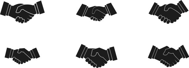 握手图标设置简单样式图片下载