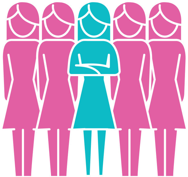 女性象形图卡通图片下载