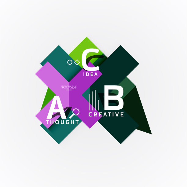 信息图表选项横幅纸样式图片下载