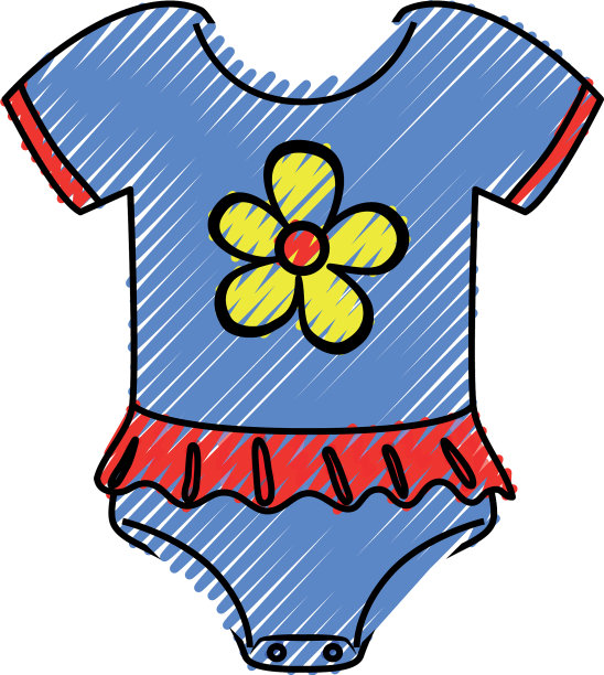 可爱的婴儿套装图片下载