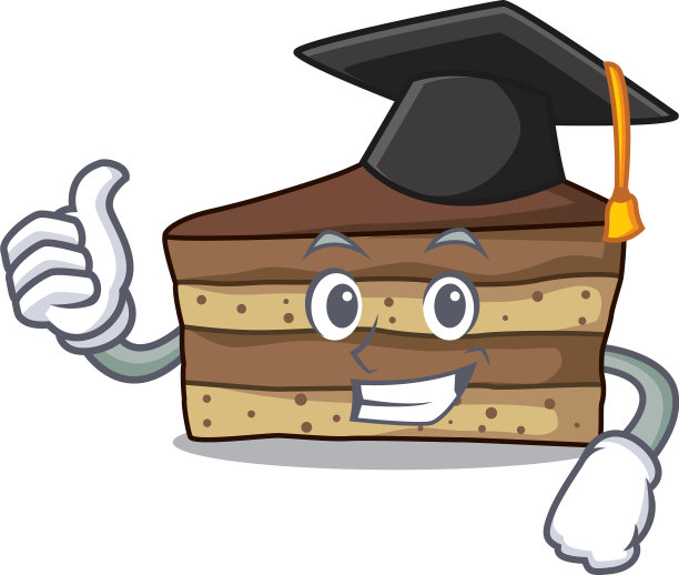 毕业提拉米苏卡通人物风格图片下载