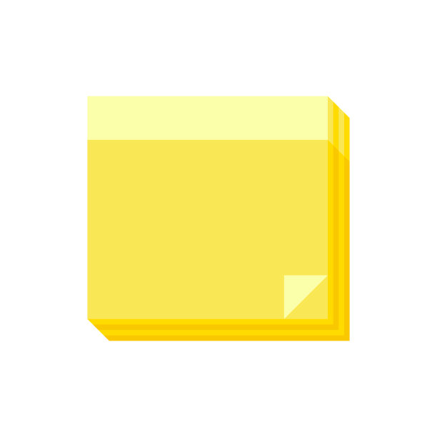 空白便条便条纸平面设计图片下载