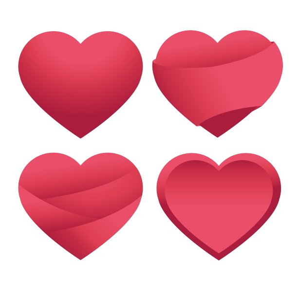 红色的心图片下载