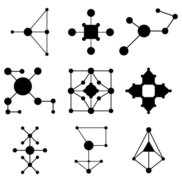 分子图标集图片下载