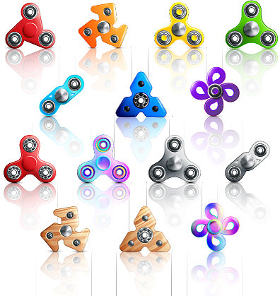 手旋转玩具图标集图片下载