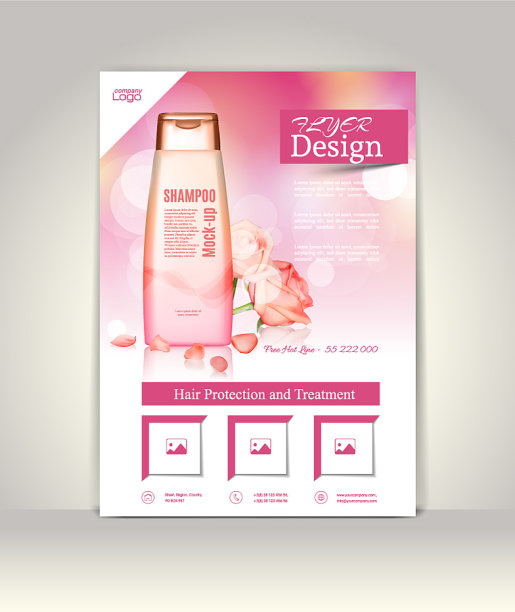 传单小册子或杂志封面模板图片下载