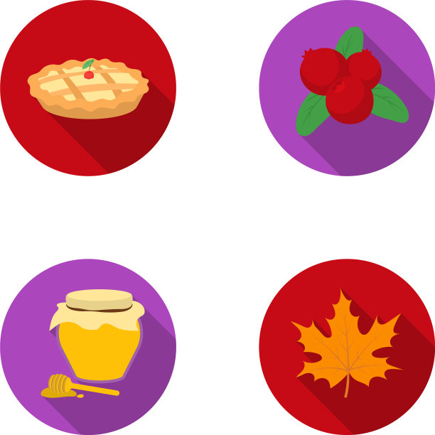 蔓越莓南瓜派蜜罐枫叶图片下载