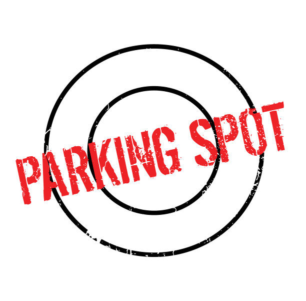 停车位橡皮图章图片下载