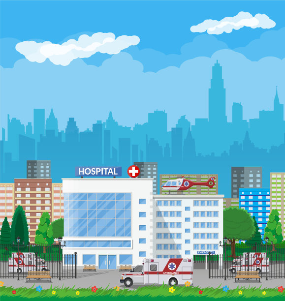 医院大楼医疗图标图片下载