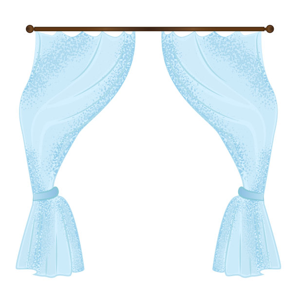 可爱的窗帘图片下载