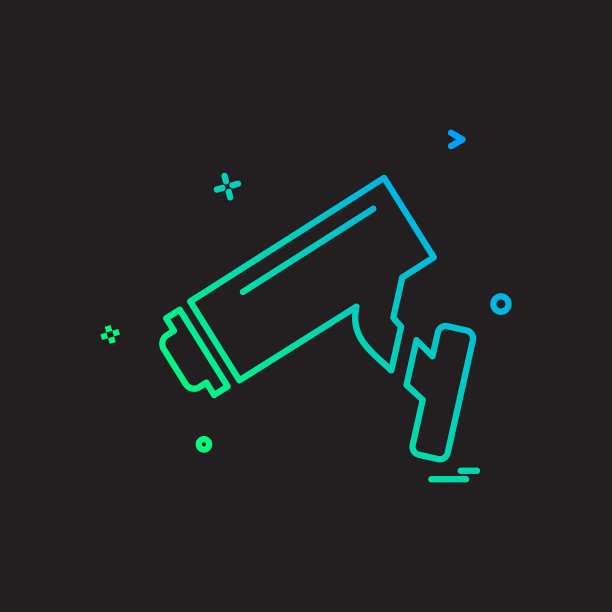 闭路电视安防图标设计图片下载