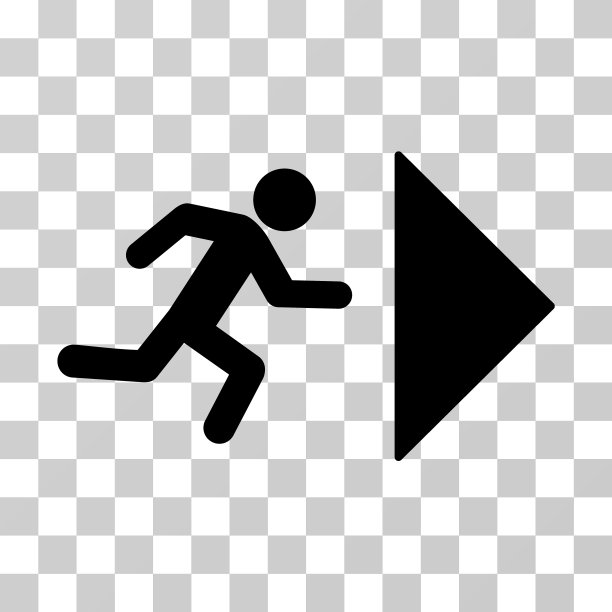 出口方向图标图片下载