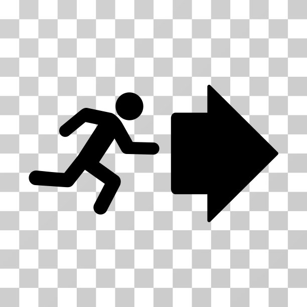 出口方向图标图片下载