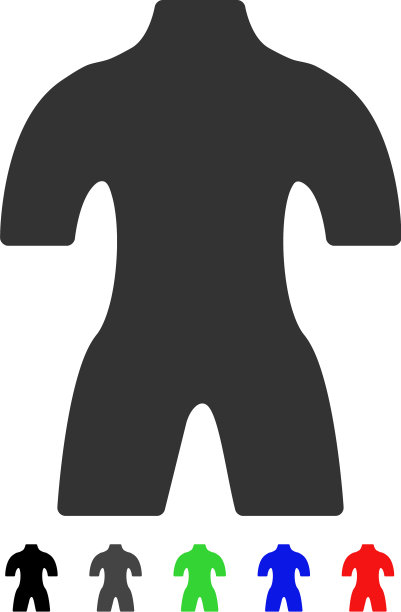 身体扁平的图标图片下载