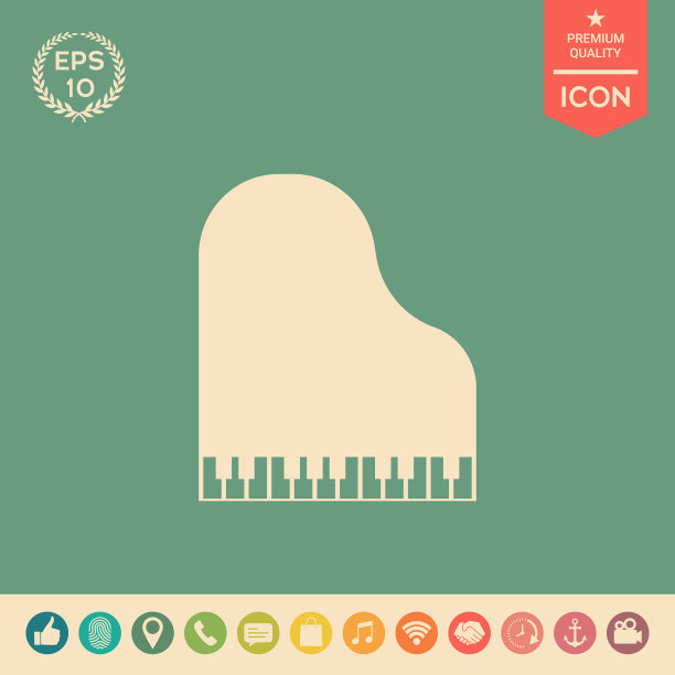 钢琴的图标图片下载